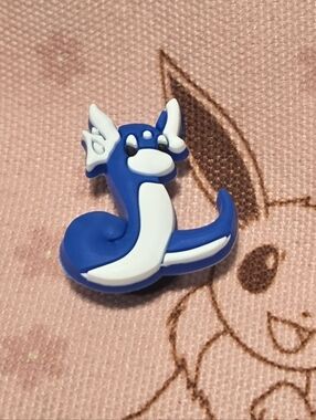 Dratini Croc Charm Pokémon Dragon Type Blue Serpentine Cute Charm